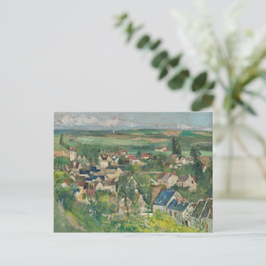 Paul Cezanne - Auvers, panoramisch uitzicht Briefkaart (Staand voorkant)