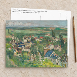 Paul Cezanne - Auvers, panoramisch uitzicht Briefkaart