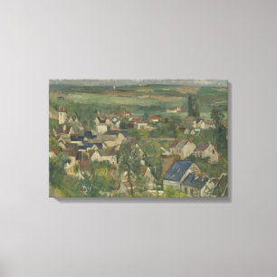 Paul Cezanne - Auvers, Panoramisch Uitzicht Canvas Afdruk