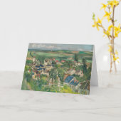 Paul Cezanne - Auvers, Panoramisch Uitzicht Kaart (Gele Bloem)