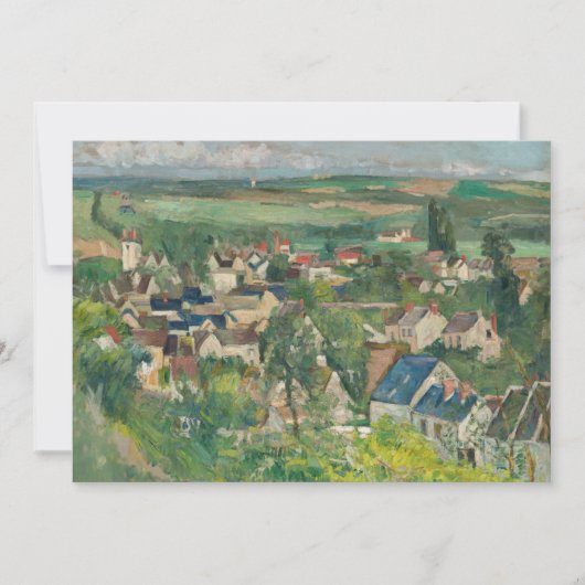 Paul Cezanne - Auvers, Panoramisch Uitzicht Kaart (Voorkant)