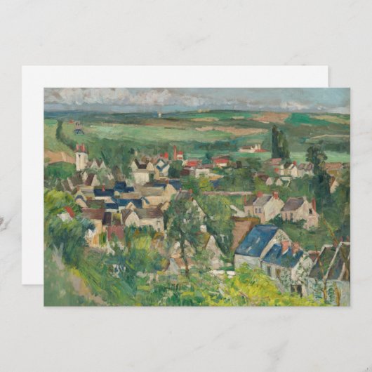 Paul Cezanne - Auvers, Panoramisch Uitzicht Kaart (Voorkant / Achterkant)
