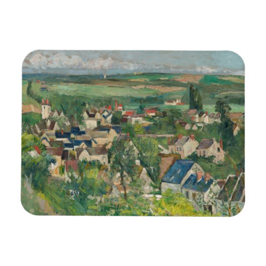 Paul Cezanne - Auvers, Panoramisch Uitzicht Magneet (Horizontaal)