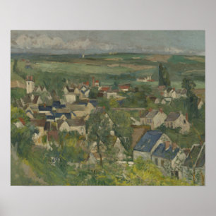 Paul Cezanne - Auvers, Panoramisch Uitzicht Poster