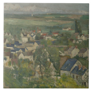 Paul Cezanne - Auvers, Panoramisch Uitzicht Tegeltje