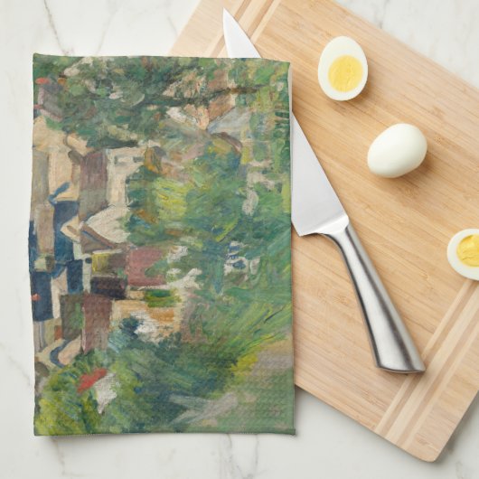 Paul Cezanne - Auvers, Panoramisch Uitzicht Theedoek (Quarter Fold)