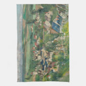 Paul Cezanne - Auvers, Panoramisch Uitzicht Theedoek (Verticaal)