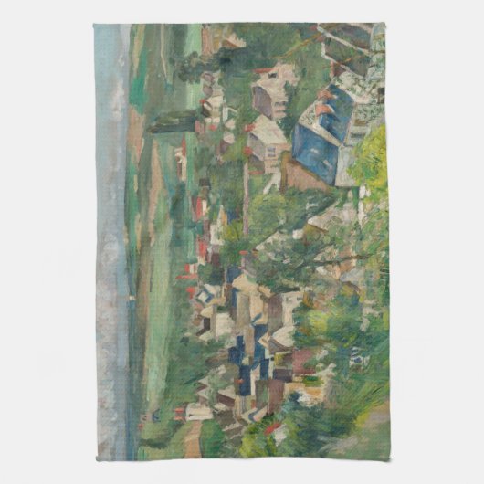 Paul Cezanne - Auvers, Panoramisch Uitzicht Theedoek (Verticaal)