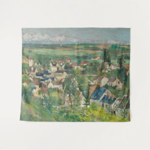 Paul Cezanne - Auvers, Panoramisch Uitzicht Wandkleed