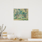 Paul Cezanne - Avenue of Chestnut Trees Poster (Keuken)