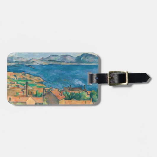 Paul Cezanne - Baai van Marseille, vanuit Estaque Bagagelabel (Voorkant horizontaal)