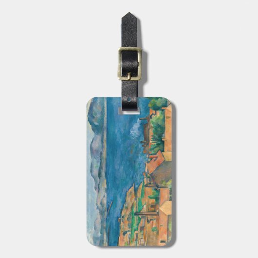 Paul Cezanne - Baai van Marseille, vanuit Estaque Bagagelabel (Voorkant verticaal)