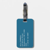 Paul Cezanne - Baai van Marseille, vanuit Estaque Bagagelabel (Achterkant verticaal)