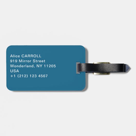 Paul Cezanne - Baai van Marseille, vanuit Estaque Bagagelabel (Achterkant horizontaal)