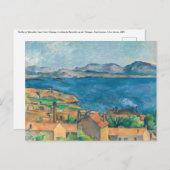 Paul Cezanne - Baai van Marseille, vanuit Estaque Briefkaart (Voorkant / Achterkant)