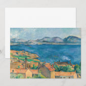Paul Cezanne - Baai van Marseille, vanuit Estaque Kaart (Voorkant / Achterkant)