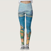 Paul Cezanne - Baai van Marseille, vanuit Estaque Leggings (Voorkant)