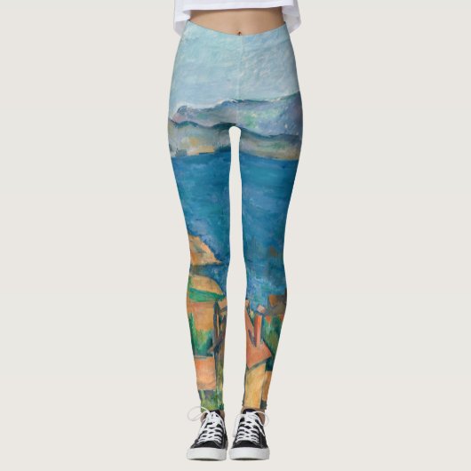 Paul Cezanne - Baai van Marseille, vanuit Estaque Leggings (Voorkant)