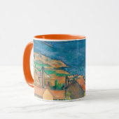 Paul Cezanne - Baai van Marseille, vanuit Estaque Mok (Voorkant links)