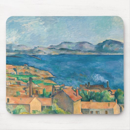 Paul Cezanne - Baai van Marseille, vanuit Estaque Muismat (Voorkant)