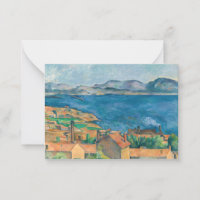Paul Cezanne - Baai van Marseille, vanuit Estaque