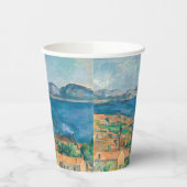 Paul Cezanne - Baai van Marseille, vanuit Estaque Papieren Bekers (Links)