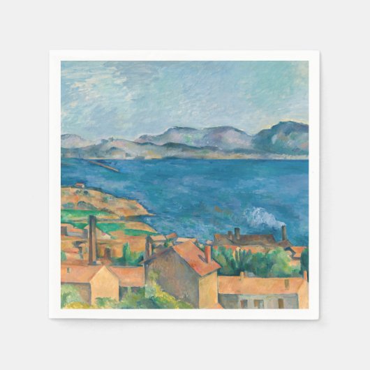 Paul Cezanne - Baai van Marseille, vanuit Estaque Servet (Voorkant)