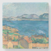 Paul Cezanne - Baai van Marseille, vanuit Estaque Stenen Onderzetter (Voorkant)