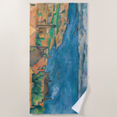 Paul Cezanne - Baai van Marseille, vanuit Estaque Strandlaken (Voorkant)