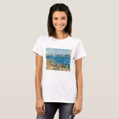 Paul Cezanne - Baai van Marseille, vanuit Estaque T-shirt (Voorkant volledig)