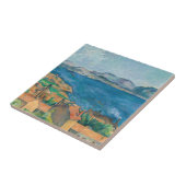 Paul Cezanne - Baai van Marseille, vanuit Estaque Tegeltje (Zijkant)
