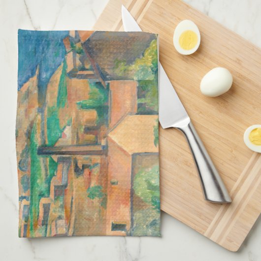 Paul Cezanne - Baai van Marseille, vanuit Estaque Theedoek (Quarter Fold)