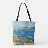 Paul Cezanne - Baai van Marseille, vanuit Estaque Tote Bag (Achterkant)