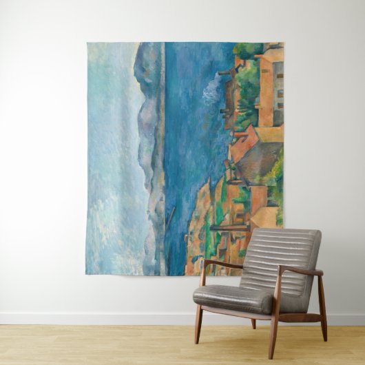 Paul Cezanne - Baai van Marseille, vanuit Estaque Wandkleed (In situ)