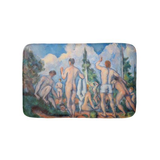 Paul Cezanne - Badenden Badmat (Voorkant)