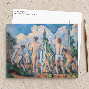 Paul Cezanne - Badenden Briefkaart