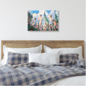 Paul Cezanne - Badenden Canvas Afdruk (Insitu (Slaapkamer))