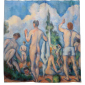 Paul Cezanne - Badenden Douchegordijn (Voorkant)