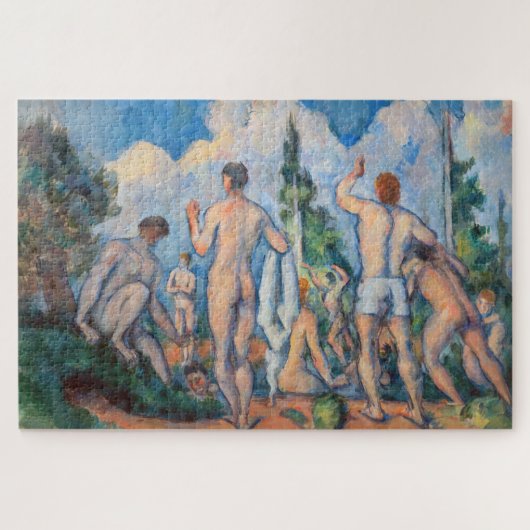 Paul Cezanne - Badenden Legpuzzel (Horizontaal)