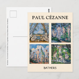 Paul Cezanne - Badenden Meesterwerken Selectie Briefkaart