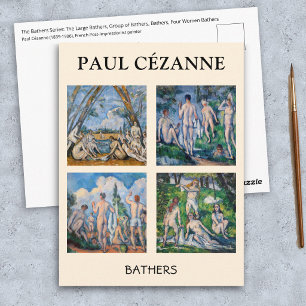 Paul Cezanne - Badenden Meesterwerken Selectie Briefkaart