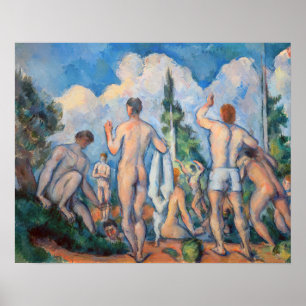Paul Cezanne - Badenden Poster
