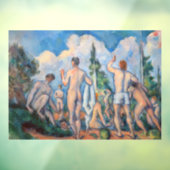 Paul Cezanne - Badenden Raamsticker (Vel 3)