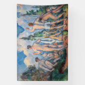Paul Cezanne - Badenden Spandoek (Verticaal)