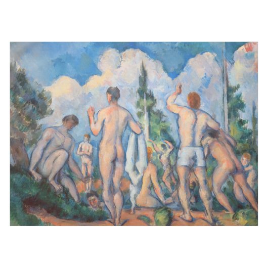 Paul Cezanne - Badenden Tafelkleed (Voorkant (Horizontaal))
