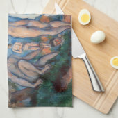 Paul Cezanne - Badenden Theedoek (Quarter Fold)