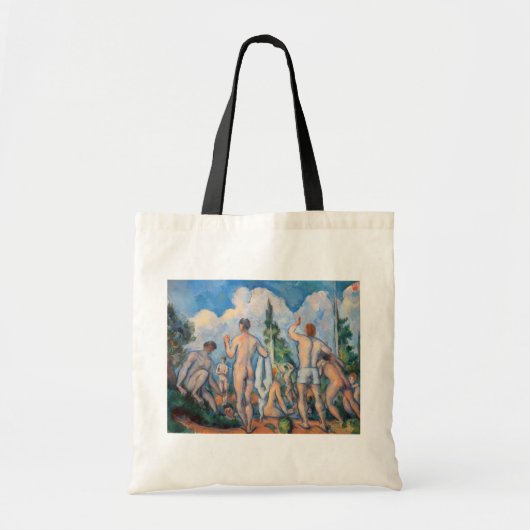 Paul Cezanne - Badenden Tote Bag (Voorkant)
