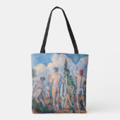 Paul Cezanne - Badenden Tote Bag (Achterkant)