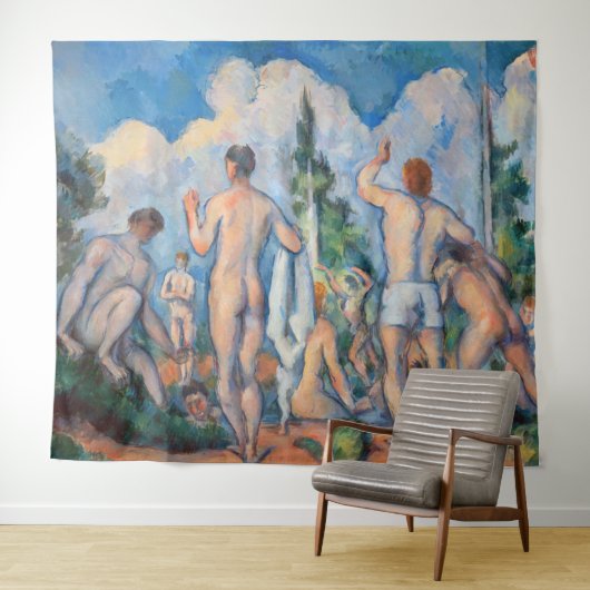 Paul Cezanne - Badenden Wandkleed (In Situ (horizontaal))
