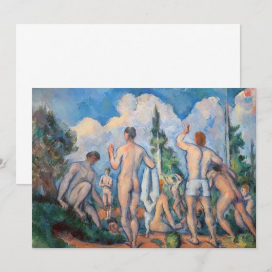Paul Cezanne - Bathers Bedankkaart (Voorkant / Achterkant)
